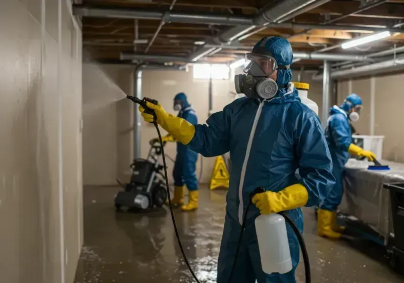 Basement Sanitization and Antimicrobial Treatment process in Jefferson County, AR